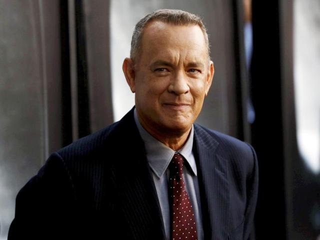 Tom Hanks surprised fan, Denise Esposito with a gift on Wednesday. (REUTERS) Tom Hanks surprised fan, Denise Esposito with a gift on Wednesday. (REUTERS)