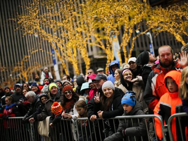People watch the parade. Security was tight in New York City on Thursday for Macy's Thanksgiving Day Parade after ISIS called supporters in the West to use rented trucks in attacks as similar as the ones operated in France this summer where at least 86 people were killed. (AFP) People watch the parade. Security was tight in New York City on Thursday for Macy's Thanksgiving Day Parade after ISIS called supporters in the West to use rented trucks in attacks as similar as the ones operated in France this summer where at least 86 people were killed. (AFP)
