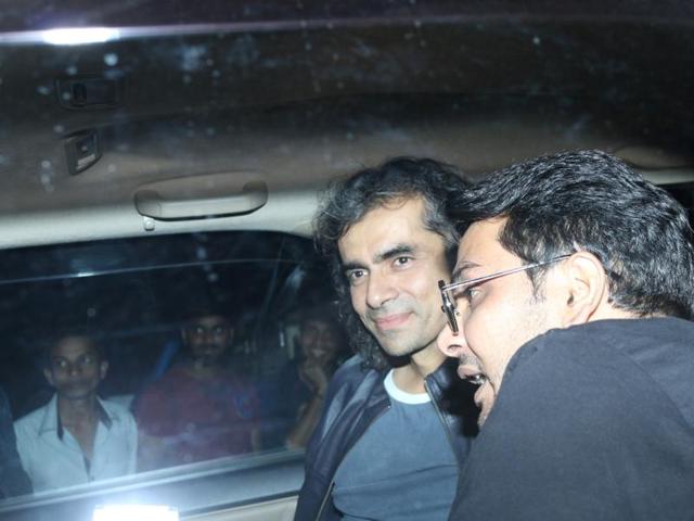 Director Imtiaz Ali spotted at the screening of Alia Bhatt-SRK-starrer Dear Zindagi in Mumbai. (IANS)