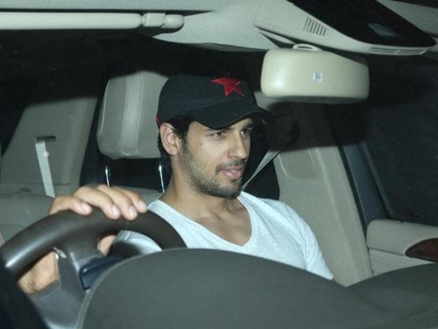 Actor Sidharth Malhotra during the screening of film Dear Zindagi, in Mumbai. (IANS)