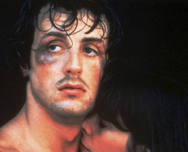 Sylvester Stallone in a scene from the 1976 movie Rocky. (AP) Sylvester Stallone in a scene from the 1976 movie Rocky. (AP)
