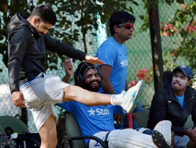 It was a relaxed atmosphere in the Indian camp with the players sharing jokes even as they went through a very thorough session, led by Virat Kohli, a task-master when it comes to practice. (PTI)
