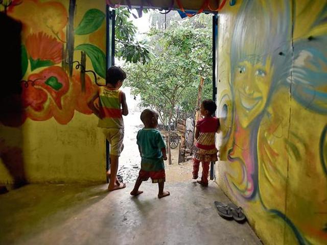 Children at a night shelter. Activists say a child goes missing in India every eight minutes. (Representative image)