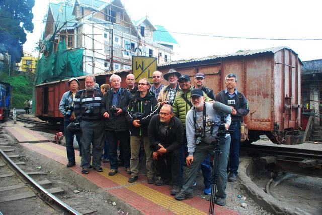 As many as 30 train enthusiasts from Germany, Austria, Switzerland, Italy, England, USA and Japan are visiting Darjeeling where the freight train services were resumed on November 14. (Suman Baraily )