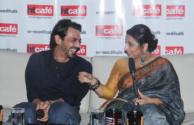 Vidya Balan says she felt a sense of “comfort” from the word go with her Kahaani 2 co-star Arjun Rampal. (HT Photo)