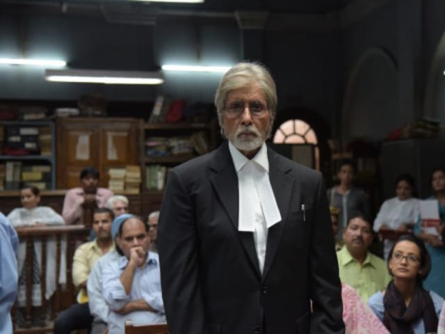 Amitabh Bachchan played a lawyer in Pink, produced by Shoojit Sircar.
