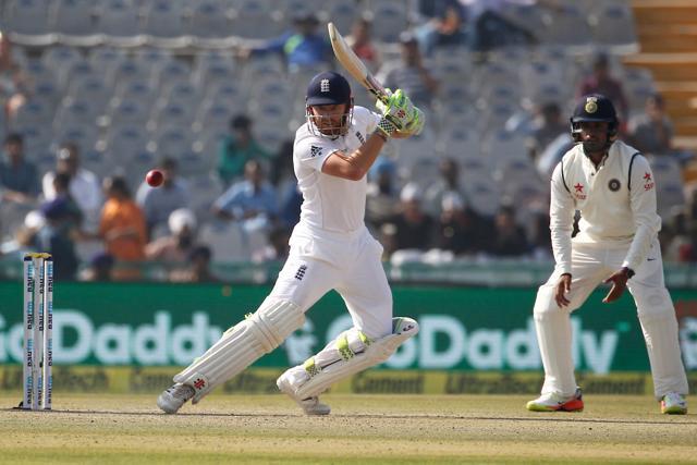 Jonny Bairstow notched up his 13th fifty in Tests as he looked solid. (Photo by: Deepak Malik/ BCCI/ SPORTZPICS)