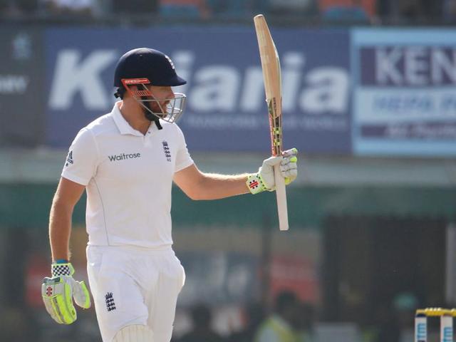 Jonny Bairstow held firm as he notched up his 13th Test fifty. (BCCI)