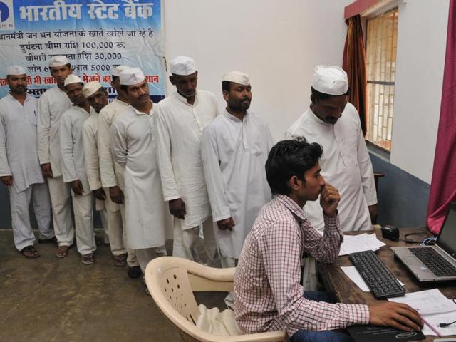 Starting from November 26, 2016, special camps will be organised in every district at specific locations to facilitate the opening of bank accounts. (HT file photo) Starting from November 26, 2016, special camps will be organised in every district at specific locations to facilitate the opening of bank accounts. (HT file photo)