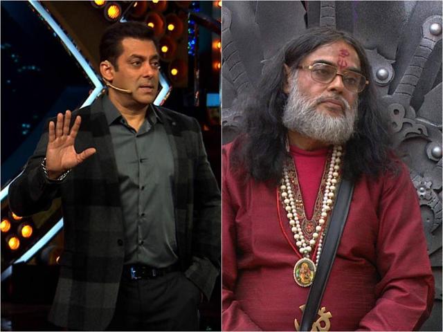 After irritating one and all inside the Bigg Boss house, Om Swamiji took his antics to another level when he managed irk host Salman Khan. In fact, Salman walked out due to Swamiji.