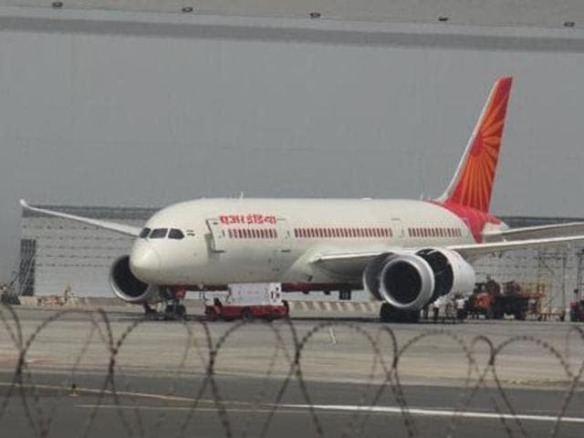 At Raipur, the flight encountered a snag, which airline technicians were unable to fix that day.(HT file photo)