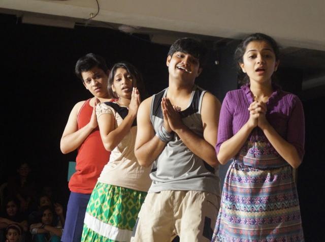 A still from the play Ekda Kay Zale. (HT Photo) A still from the play Ekda Kay Zale. (HT Photo)