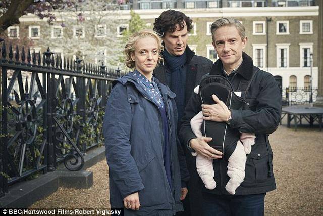 A promotional image for the new season of Sherlock ( BBC) A promotional image for the new season of Sherlock ( BBC)