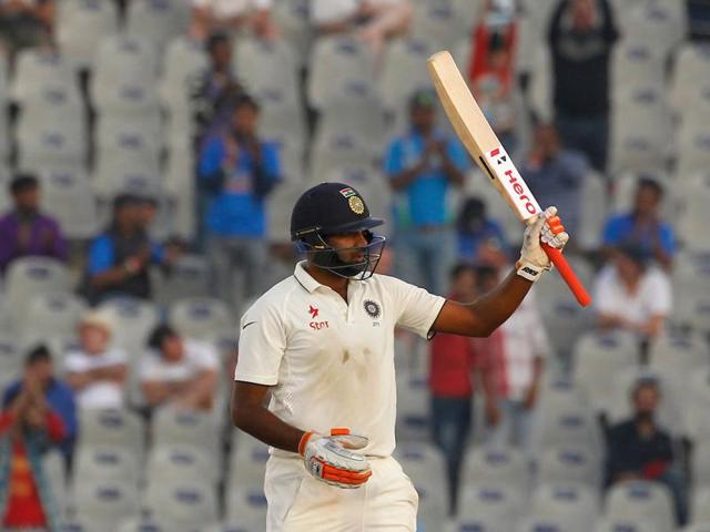 Ravichandran Ashwin notched up his ninth fifty as India ended day 2 on 271/6, trailing England by just 12 runs. Ashwin was unbeaten on 57 while Jadeja was unbeaten on 31*. (BCCI) 