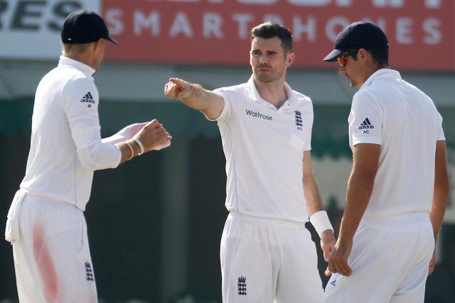 James Anderson and Ben Stokes choked the flow of runs for India in the post-lunch session. (Photo by: Deepak Malik/ BCCI/ SPORTZPICS)