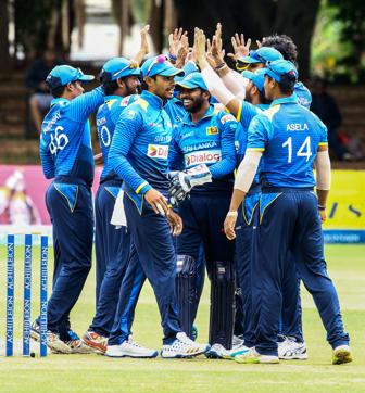 Sri Lanka stand-in skipper Upul Tharanga top-scored with an unbeaten 57 to help Sri Lanka defeat hosts Zimbabwe by six wickets in the final in Bulawayo on Sunday. (AFP) Sri Lanka stand-in skipper Upul Tharanga top-scored with an unbeaten 57 to help Sri Lanka defeat hosts Zimbabwe by six wickets in the final in Bulawayo on Sunday. (AFP)