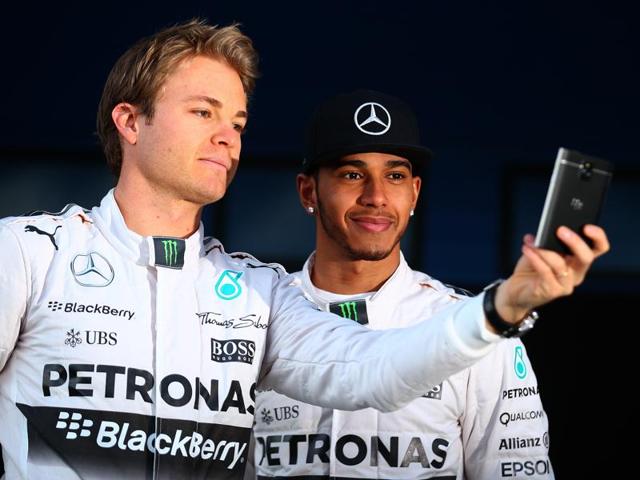 Nico Rosberg, who leads teammate Lewis Hamilton by 12 points, will be the champion as long as he finishes in the top three.(Getty Images)