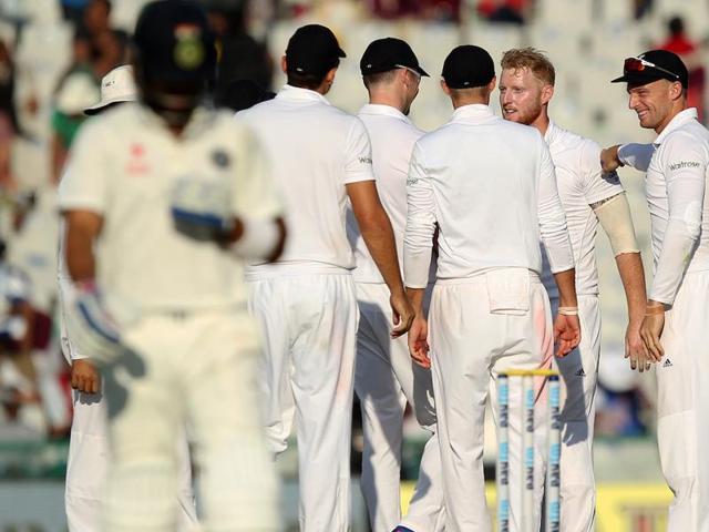 Ben Stokes got the big wicket of Virat Kohli for 62 as England dominated the final session. (BCCI) 