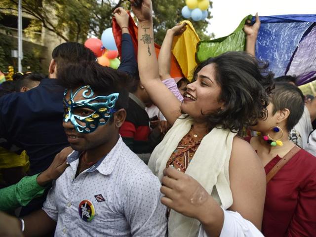 The participants marched to the beat of drums. (Virendra Singh Gosain/HT PHOTO) The participants marched to the beat of drums. (Virendra Singh Gosain/HT PHOTO)