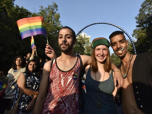 Activists had cheered in 2009 when the New Delhi High Court declared as unconstitutional Section 377 of the Penal Code, which criminalizes homosexual acts. (Virendra Singh Gosain/HT PHOTO) Activists had cheered in 2009 when the New Delhi High Court declared as unconstitutional Section 377 of the Penal Code, which criminalizes homosexual acts. (Virendra Singh Gosain/HT PHOTO)