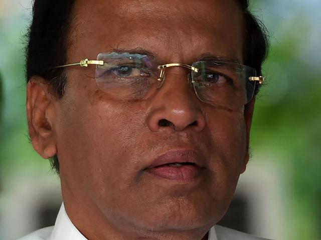Sri Lankan President Maithripala Sirisena’s office has sent a “special message” to Donald Trump seeking US intervention at the council, where the island nation faces censure for wartime atrocities. (Reuters) Sri Lankan President Maithripala Sirisena’s office has sent a “special message” to Donald Trump seeking US intervention at the council, where the island nation faces censure for wartime atrocities. (Reuters)