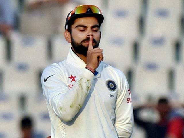 India captain Virat Kohli celebrates the dismissal of England's Ben Stokes. (REUTERS) India captain Virat Kohli celebrates the dismissal of England's Ben Stokes. (REUTERS)