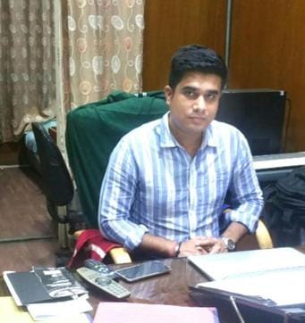 Akash Magaria, special superintendent, CID who is leading the team of 13 investigators (including him). (HT Photo) Akash Magaria, special superintendent, CID who is leading the team of 13 investigators (including him). (HT Photo)