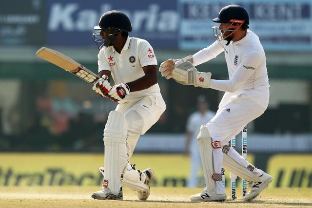 Jayant Yadav notched up his maiden fifty in Tests as India extended their lead past 100 in the Mohali Test against England. (BCCI) Jayant Yadav notched up his maiden fifty in Tests as India extended their lead past 100 in the Mohali Test against England. (BCCI)