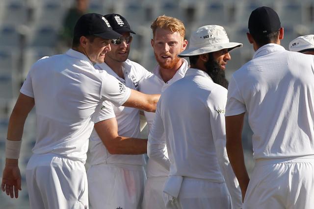 Ben Stokes got the wicket of Ravichandran Ashwin for 72 but India crossed 300. (Photo by: Deepak Malik/ BCCI/ SPORTZPICS)