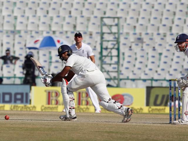 Jayant Yadav had shown admirable batting in the Vizag Test. (Photo by: Deepak Malik/ BCCI/ SPORTZPICS)