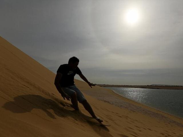 The water reserve also has three sulphur springs. (REUTERS) The water reserve also has three sulphur springs. (REUTERS)