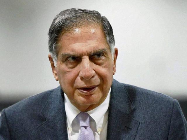 File photo of Ratan Tata who has made a comeback as Tata Sons' interim chairman for 4 months.(PTI)