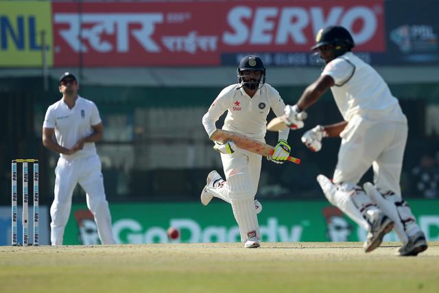 Ravindra Jadeja and Jayant Yadav strung a solid partnership as India extended their lead against England. (BCCI) Ravindra Jadeja and Jayant Yadav strung a solid partnership as India extended their lead against England. (BCCI)