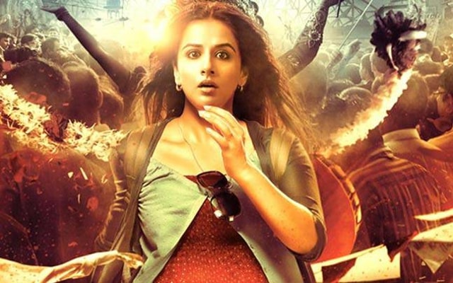 Vidya in a poster of Kahaani. Vidya in a poster of Kahaani.