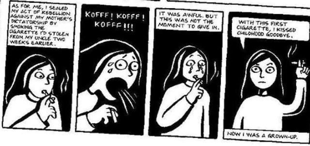 A strip from Persepolis A strip from Persepolis