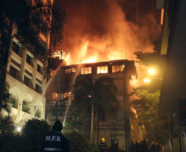 No casualties were reported. (Bhushan Koyande/HT) No casualties were reported. (Bhushan Koyande/HT)