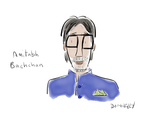 Live sketch of Amitabh Bachchan. Bachchan said the kind of work our writers are doing these days is phenomenal. Live sketch of Amitabh Bachchan. Bachchan said the kind of work our writers are doing these days is phenomenal.