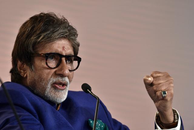 Megastar Amitabh Bachchan. (Gurinder Osan/HT Photo) Megastar Amitabh Bachchan. (Gurinder Osan/HT Photo)