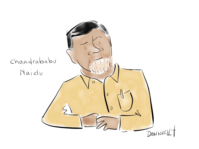 Andhra Pradesh chief minister Chandrababu Naidu at the Hindustan Times Leadership Summit. Andhra Pradesh chief minister Chandrababu Naidu at the Hindustan Times Leadership Summit.