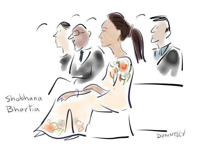 Liza Donnelly sketches Shobhana Bhartia, the chairperson and editorial director of HT Media Ltd. Liza Donnelly sketches Shobhana Bhartia, the chairperson and editorial director of HT Media Ltd.