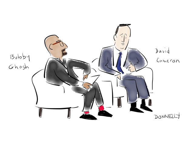 Bobby Ghosh, editor-in-chief of Hindustan Times in conversation with David Cameron, former PM of the UK. Bobby Ghosh, editor-in-chief of Hindustan Times in conversation with David Cameron, former PM of the UK.