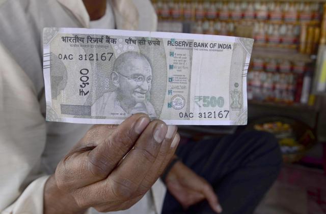 The fake note. (Sameer Sehgal/HT)
