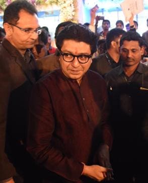 MNS chief Raj Thackeray during the wedding ceremony in Nagpur on Sunday. (Sunny Shende) MNS chief Raj Thackeray during the wedding ceremony in Nagpur on Sunday. (Sunny Shende)