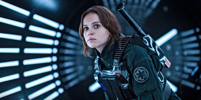 Felicity Jones in Rogue One: A Star Wars story.