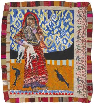 An artwork representing Maldhari tribe by Jo Bertini. An artwork representing Maldhari tribe by Jo Bertini.
