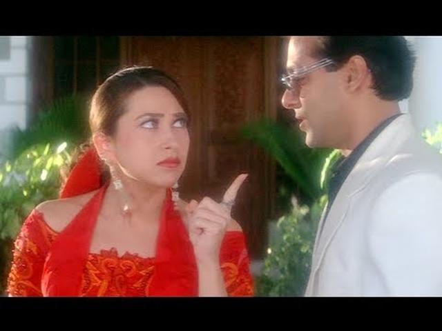 Actor Karisma Kapoor in a still from the film Judwaa. Actor Karisma Kapoor in a still from the film Judwaa.