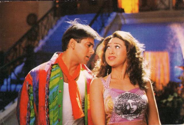 Actor Salman Khan in a still from the film Judwaa. Actor Salman Khan in a still from the film Judwaa.