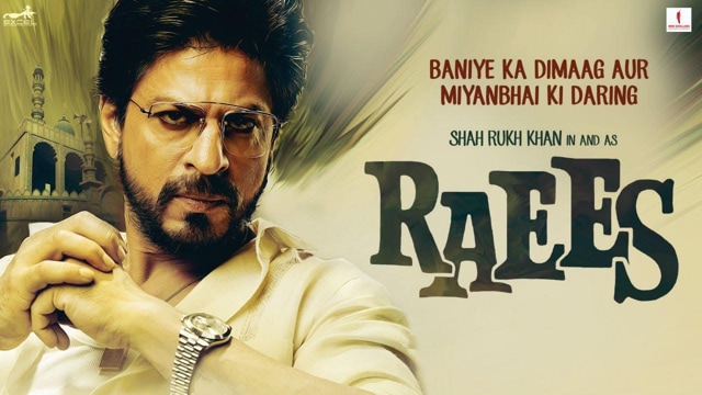 SRK in the first poster of Raees.