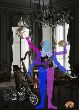 Pages from a diary 3, Love Done Right can Change the World; Rekha Rodwittiya; digital inkjet print with documentary (Photo courtesy: Sakshi Gallery)