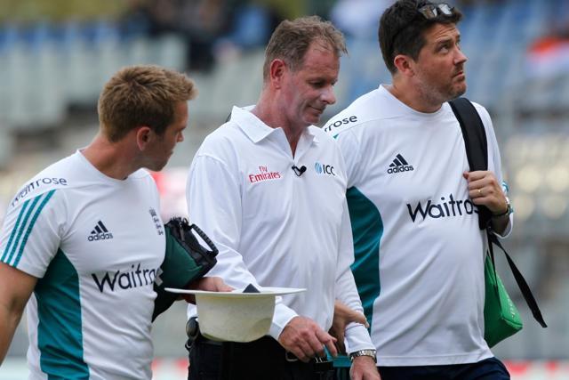 Paul Reiffel was taken to the Bridge Candy hospital for check-up where the doctors gave him a clean chit. (BCCI) Paul Reiffel was taken to the Bridge Candy hospital for check-up where the doctors gave him a clean chit. (BCCI)